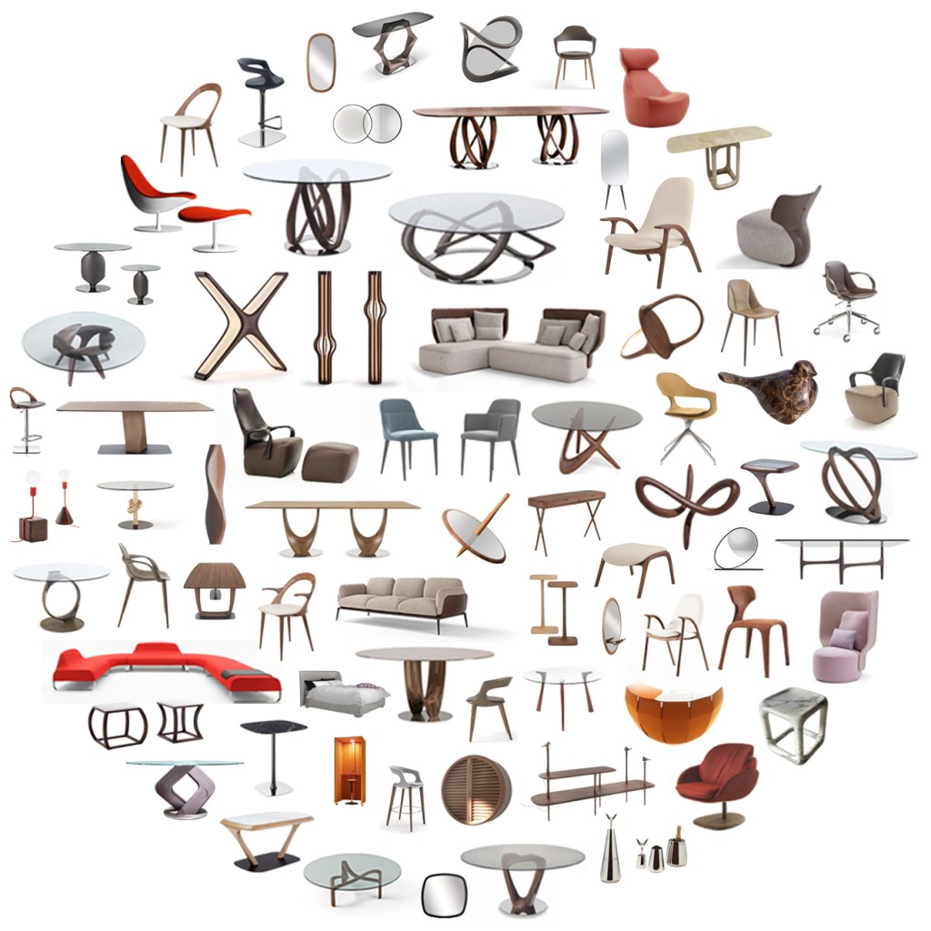 Explore 2O years of original furniture and objects design Stefano Bigi.